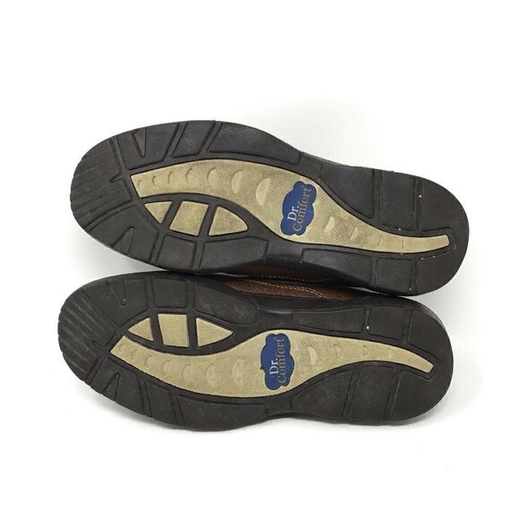 DR COMFORT Patrick Brown Leather Shoes 11.5 - Picture 6 of 8